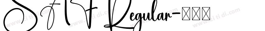 SAF Regular字体转换